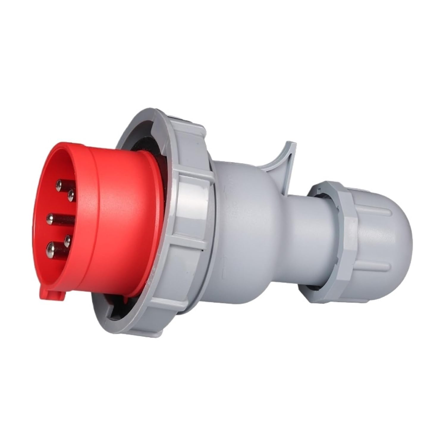 IP67 Waterproof Oblique Concealed Industrial Socket 5-core 16A/32A Aviation Plug Male and Female Docking 380V(16A Concealed Inclined seat)