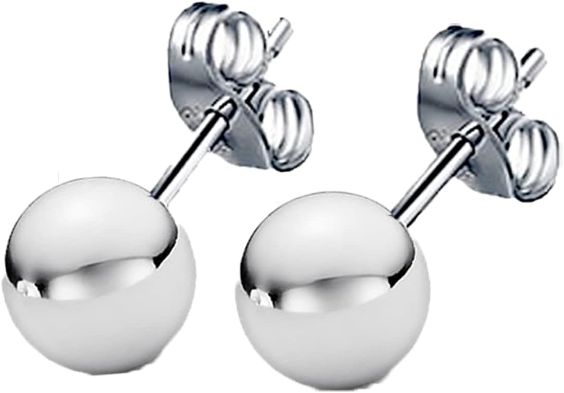 925 Sterling Silver Stud Earrings For Woman