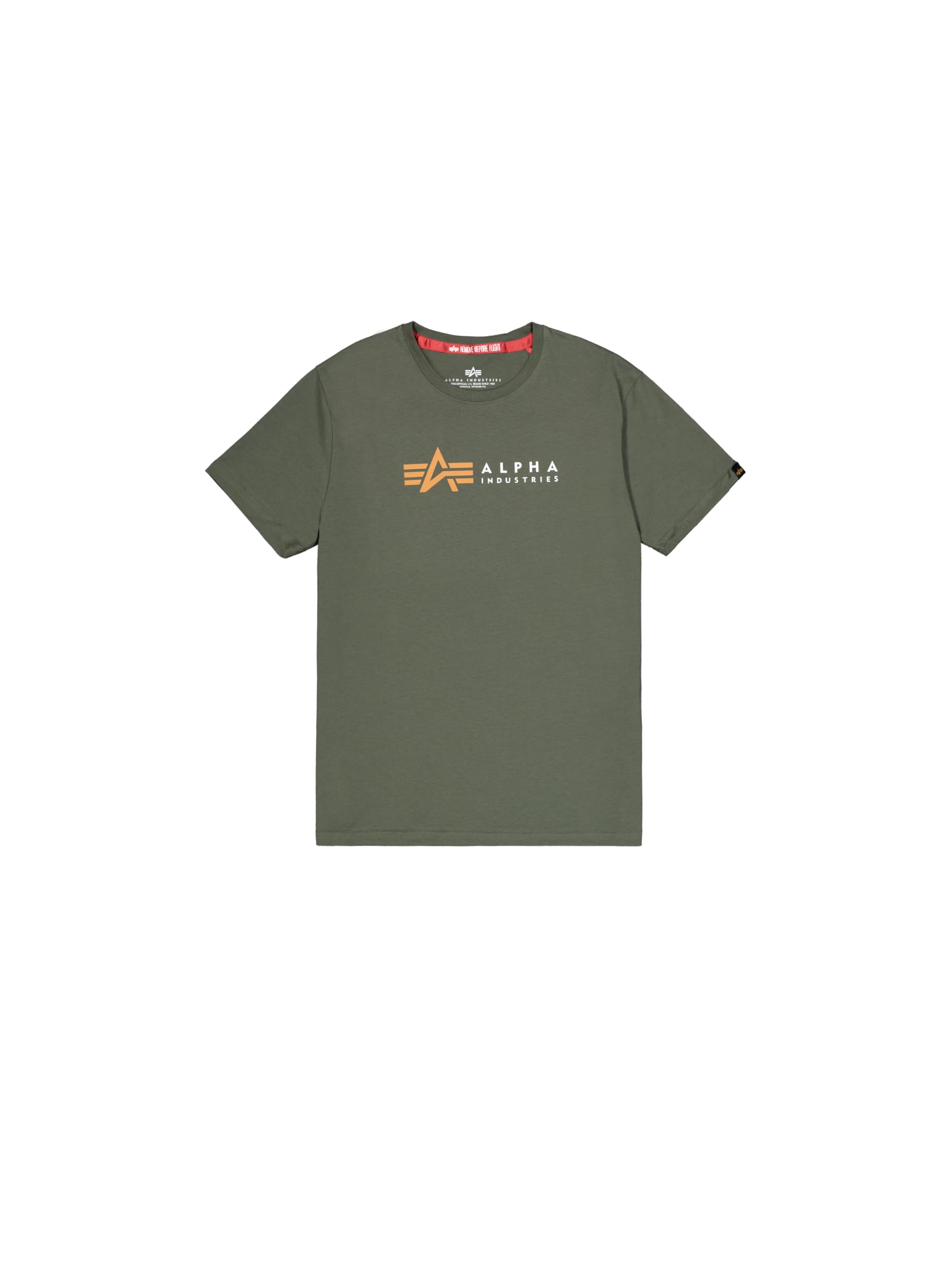 Alpha Industries Alpha Label T T-Shirt für Herren Dark Olive