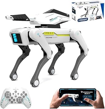 X-Verse X-Verse Chien Robot Cascadeur Télécommandé et Programmable avec Lanceur d'Eau