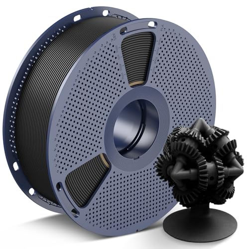 SUNLU ASA Filament 1.75mm UV/Rain/Heat Resistant 3D Printer Filament ASA Black Great for Printing Outdoor Functional Mechanical Parts Dimensional Accuracy +/- 0.02mm Black 1000g