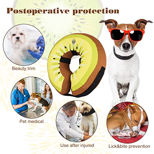Dog Recovery Collars & Cones, Inflatable Dog Cone Collar, Dog Donut Collar, Adjustable Dog Cone Alternative After Surgery, Soft Dog Cones for Small Dog & Cats, Blow Up Pet E Collar, Soft, Cute Dog Recovery Collars & Cones, Inflatable Dog Cone Collar, Dog Donut Collar, Adjustable Dog Cone Alternative After Surgery, Soft Dog Cones for Small Dog & Cats, Blow Up Pet E Collar, Soft, Cute
