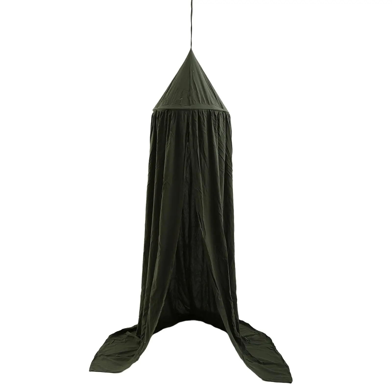 LSNNMU Kids Bed Canopy Large Indoor Outdoor Hanging Castle Play Tent For Room Decor For Bed(Green)