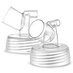 Maymom Widemouth Connector 2pc Compatible w Spectra S1 Spectra S2 Pump; Compatible with Medela PersonalFit Shield, Pumpin Pal Shield, Lansinoh Flange, Maymom MyFit Shields, MyFit Crater Shield