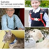 VANCLE 2 Stück Hülle für AirTag Hundehalsband Schutzhülle, Silikon Wasserdichtes Schutzhülle AirTag, Pet Loop Holder für AirTags, Hülle für Haustier Katzen Hundehalsbändern, Schwarz+Dunkelgrün