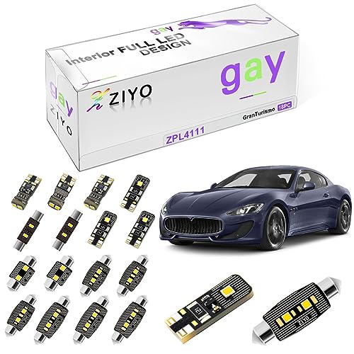 Kit Luces LED Interior (19 Bulbs) para Maserati GranTurismo