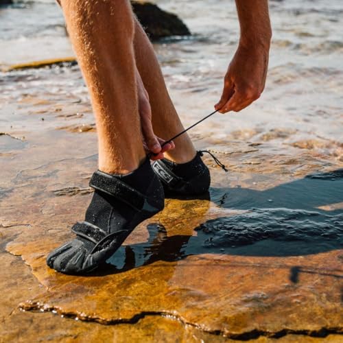 FCS SP2 Reef Booties – 1.5mm Neoprene Split-Toe Water Shoes with Adjustable Strap, Heel Toggle, Surf Booties for Reef, Kayak & Paddleboard4