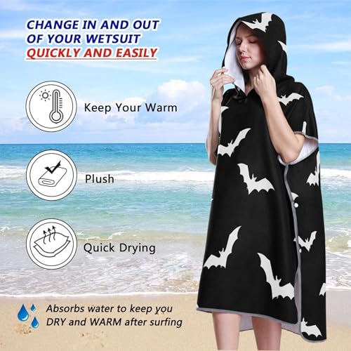 Poncho surf grande taille unique pour se changer sans encombre sur le sable