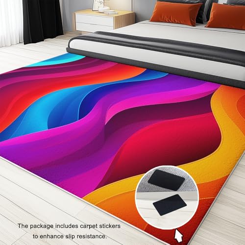 Tapis design 3D moderne 60x90 flanelle douce antidérapante - 5