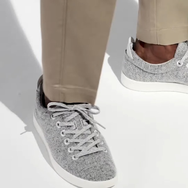 Allbirds Men\'s Wool Pipers Dapple Gray Lace Up Sneakers Size 11 s-l400.jpg main image 2