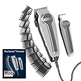 Wahl USA Pro Series Premium Combo Corded Clipper and Cordless Trimmer Kit for Hair Clipping & Beard Trimming with Barbers Shears - Model 79804