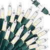Joiedomi Clear Christmas String Lights Indoor,200(2×100) Mini Warm White Fairy Light,42.8 FT Lighting Decor for Patio Dorm Classroom Bedroom Holiday Wedding Party Garland Birthday Festival,Green Wire
