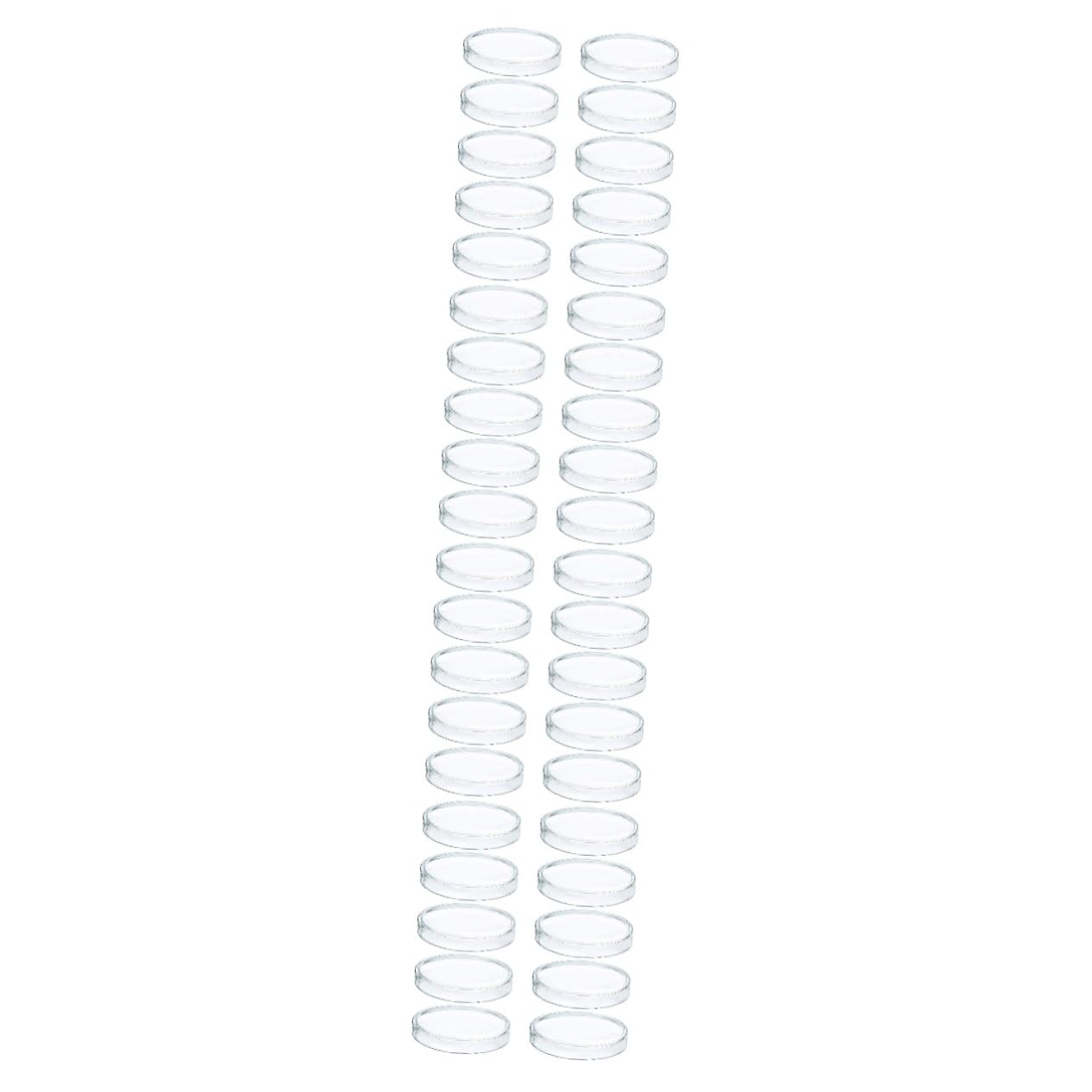 Cabilock 4 Sätze Petrischale Aus Kunststoff Zelle Zellkultur Gewebekulturplatte Teller Gericht Labor-petrihalter Petrischale Mit Deckel Petrischalen Chemie Petrischale Plastik 10 Stück * 4