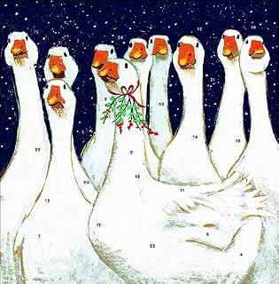 Caltime Goosey Gander Square Square Advent Calendar 230mm x 230mm