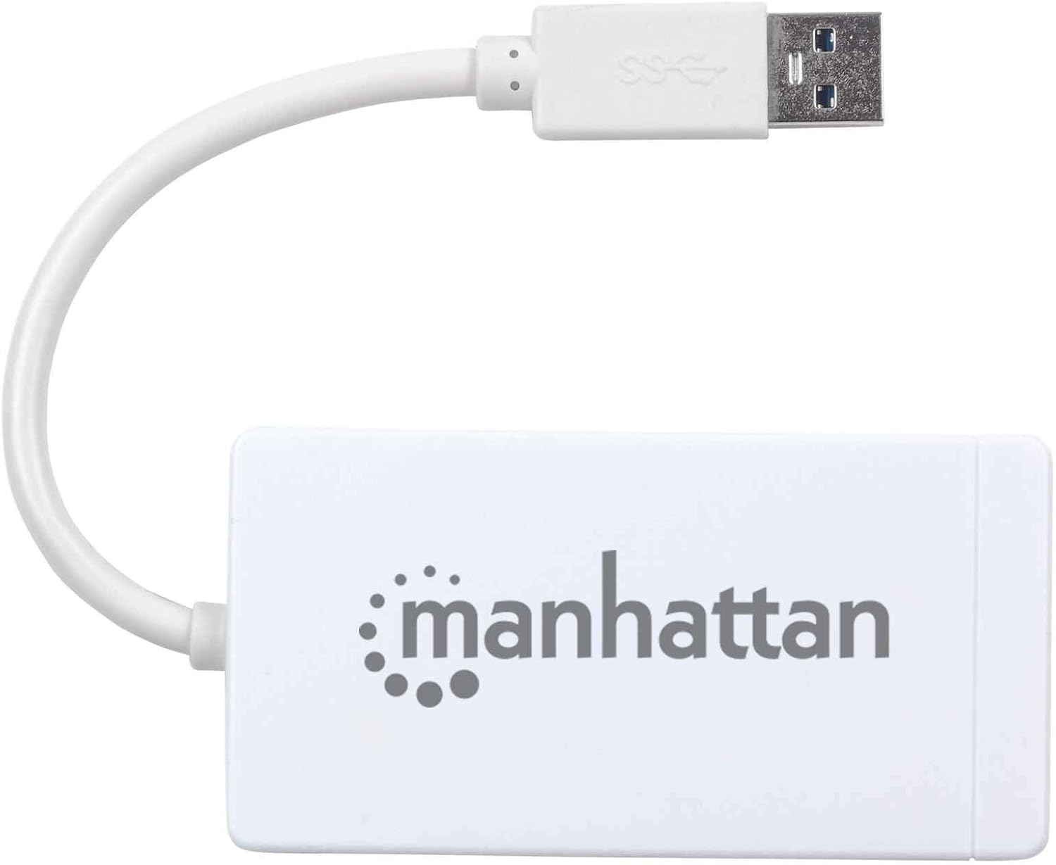Manhattan 3Port USB Hub/Ethernt (507578)