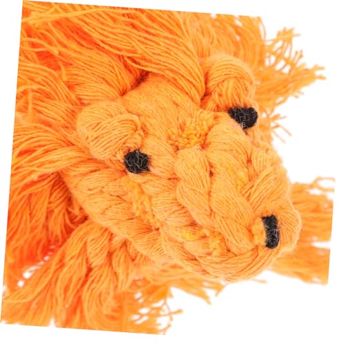 HOMOBABE Lion Shape Pet Molar Toy Interaktives Kauspielzeug Aus Baumwolle Für Welpen Zahnpflege Und Beschäftigung Fördert Gesundes Wachstum Und Spielvergnügen