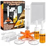 BLUTOKS Windshield Repair Kit, Upgraded Windshield Chip Repair Kit – Instant Fix for Chips, Cracks, and Bullseyes, High-Pressure Resin Injection Cracks Gone Glass Repair Kit for Long-Lasting (Titian)