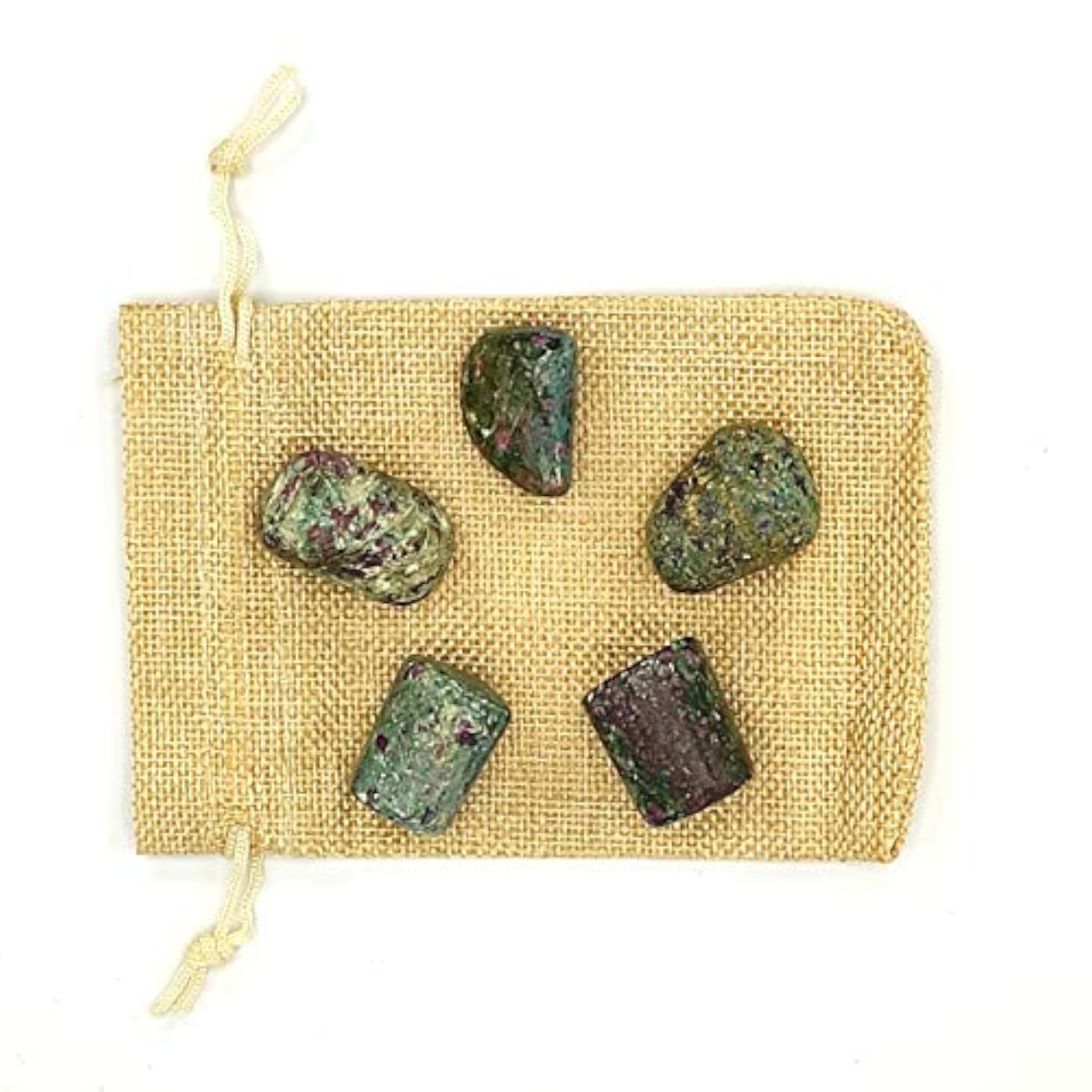 Ruby Zoisite Tumbled Stones for Vastu & Reiki Healing