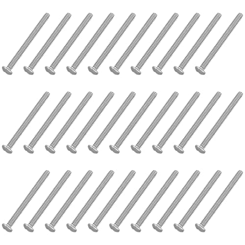Jianling 30Pcs Long Electrical Outlet Screws, Machine Screws Device Mounting Screws Electrical Outlet Extender #TOP14