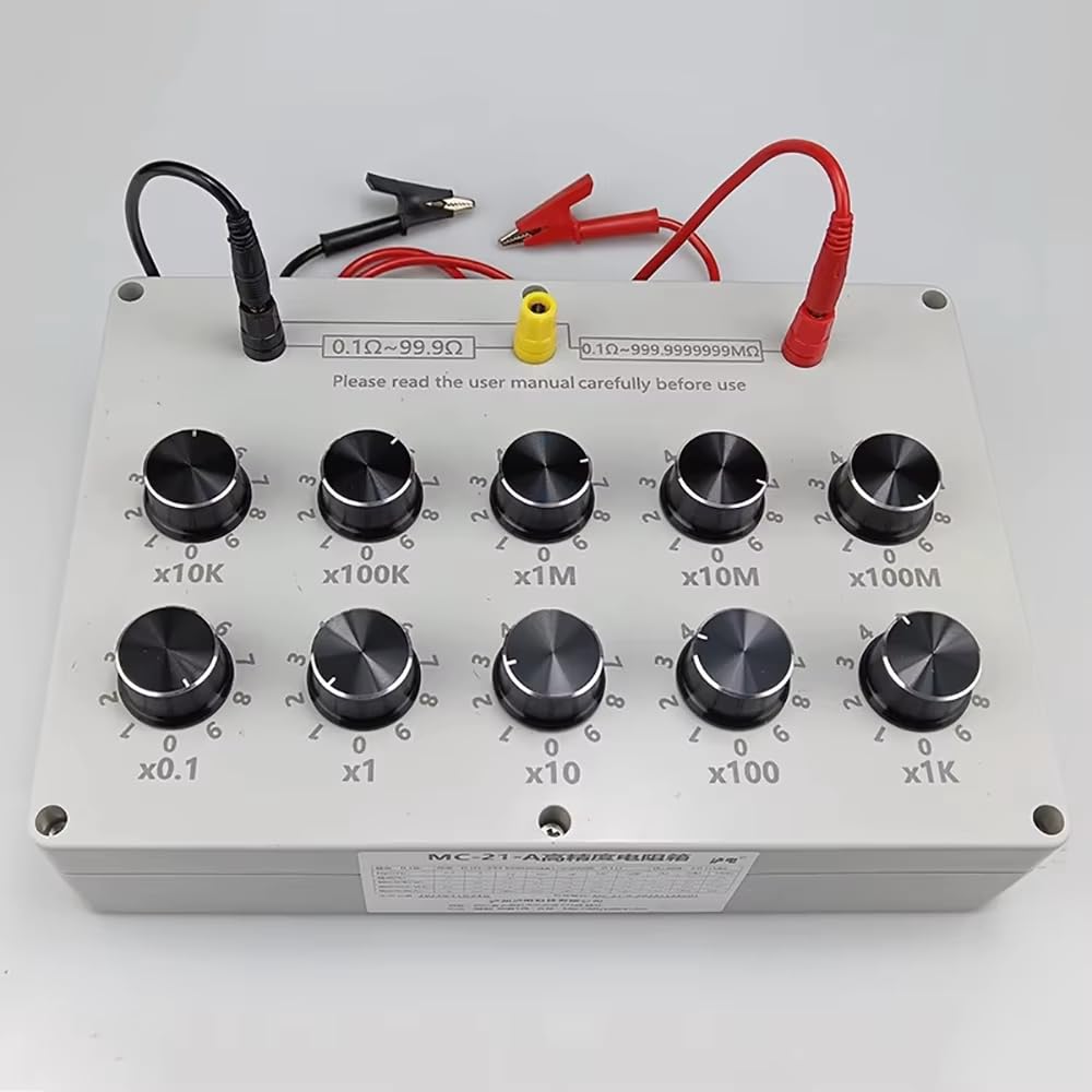 Toplionace Regulowany, Precyzyjny, Standardowy Miernik Rezystancji – Od 0,1ω do 999,9999999mω, Elektroniczny Przyrząd Pomiarowy do Celów Edukacyjnych i Laboratoryjnych