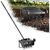 Lineware 9" Heavy Duty Push Spike Aerator with Steel Handle only