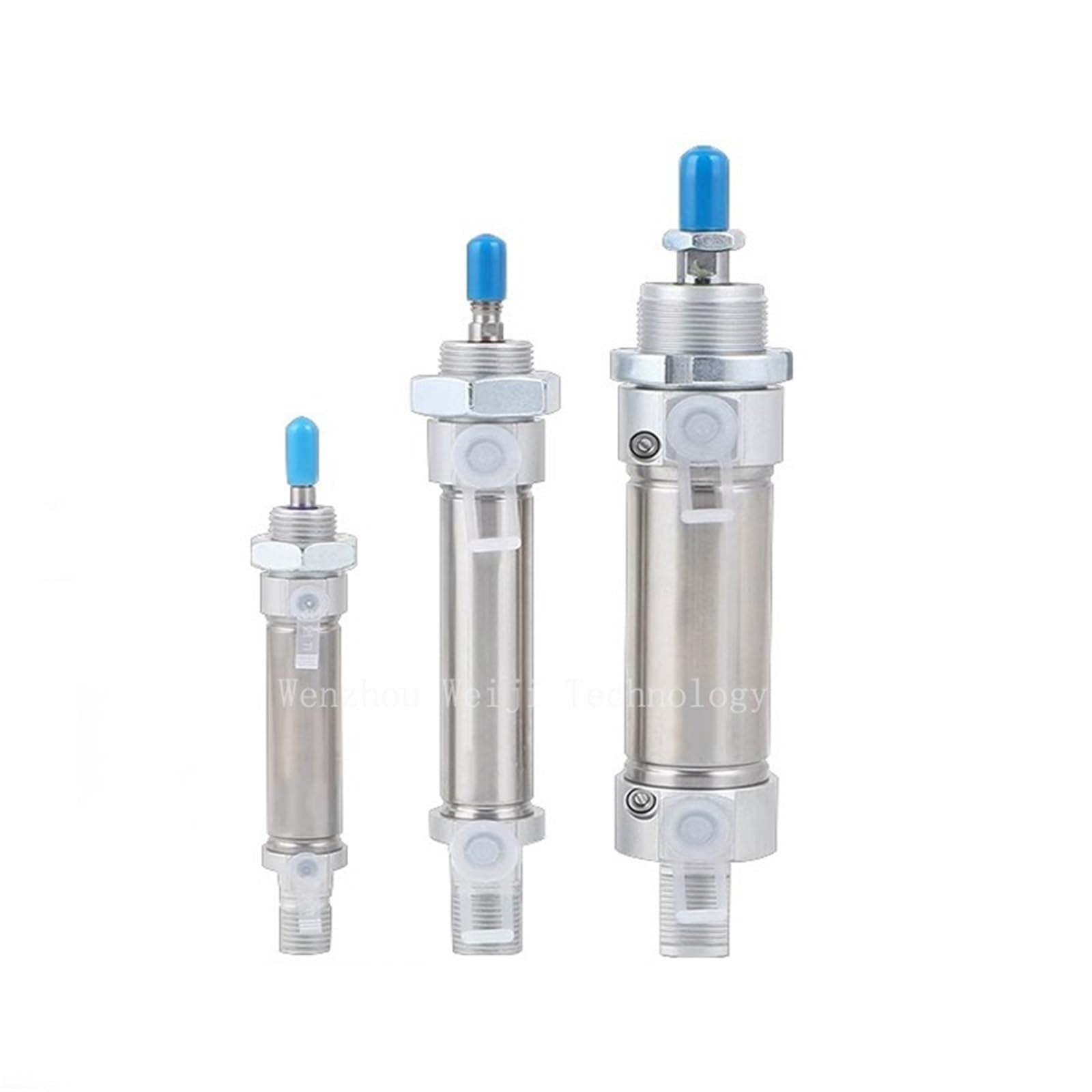 Cylindre pneumatique DSNU-25 compact en acier inox à haute résistance