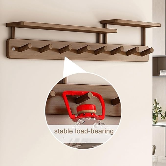 Patère murale en bois original de qualité supérieure pour chambre - 3