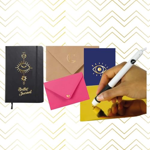 Coffret cadeau Crafts&Co Heat Active Pen Starterkit idéal pour débutants en dorure