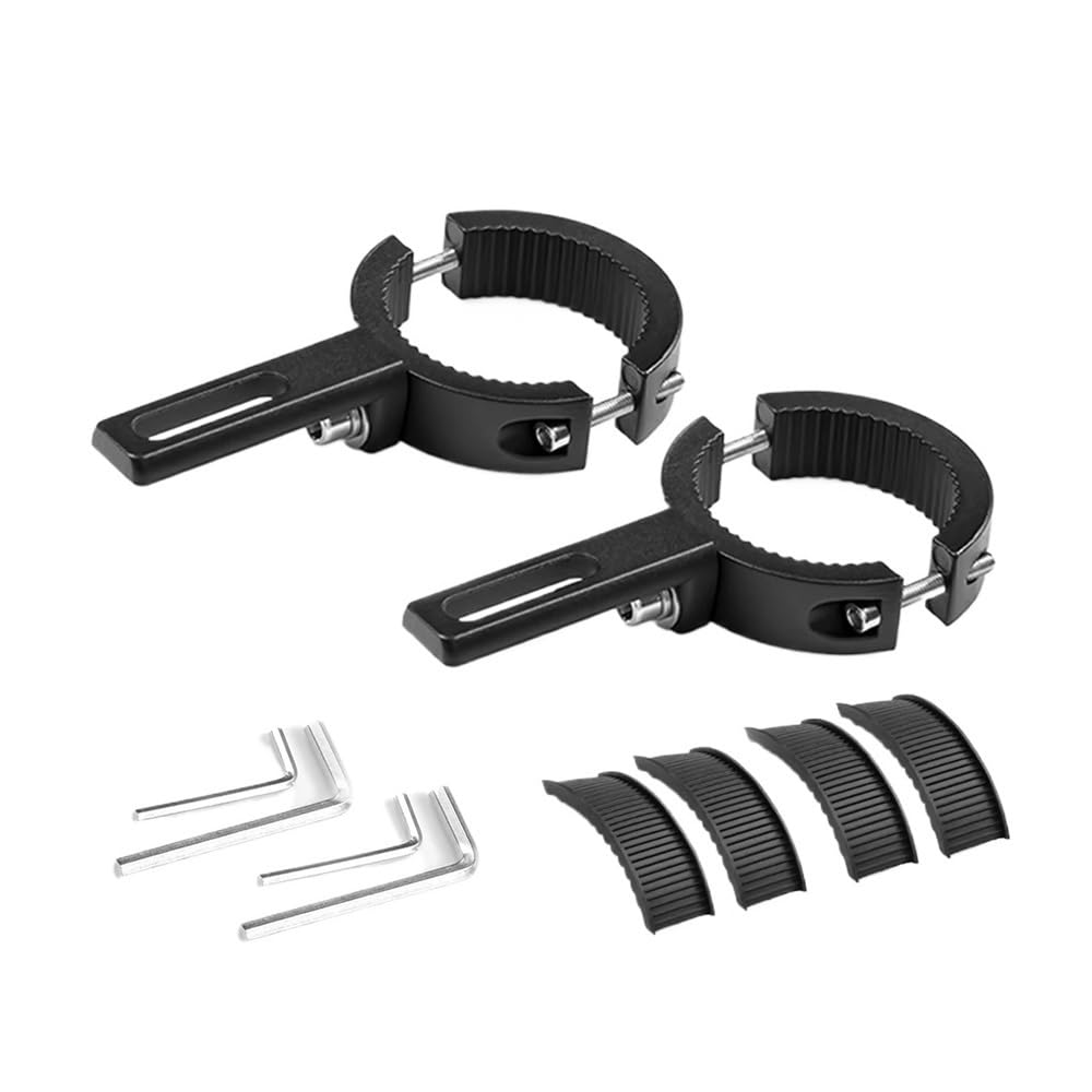 Motorcycle Headlight Bracket Clamp Motorcycle Headlight Clamps Brackets Tube Clamp Mount Kit for Motorcycle Spotlights Or Fog Light Mount Motorbike Accessories