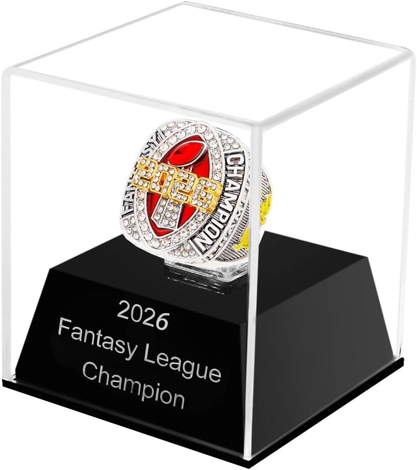 2026 Fantasy Football Championship Ring Award Prize Trophy Sports Winner MVP FFL Ring