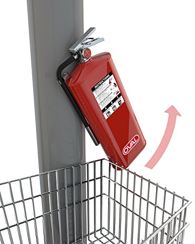 Oval Brand 10 lb ABC Fire Extinguisher Model 10HABC with 4A:80B:C Rating