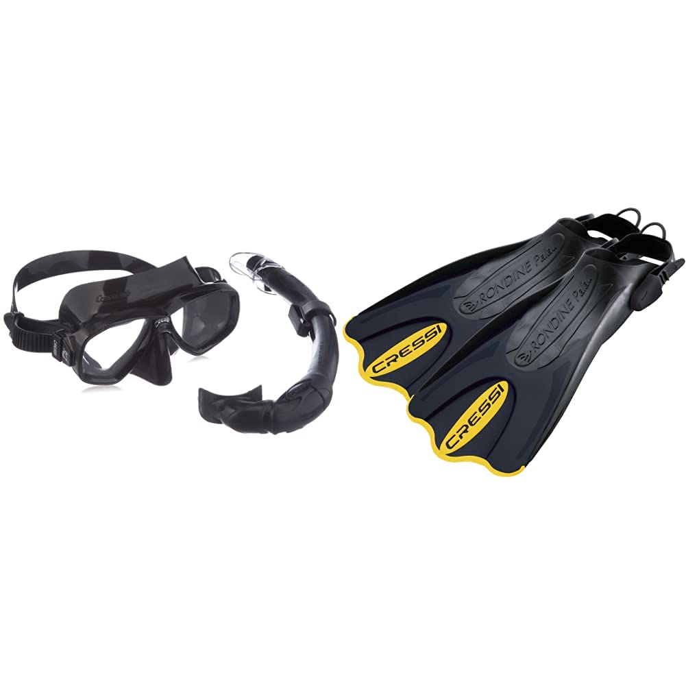 Cressi Combo Set Perla Conjunto Combinado de máscara de Buceo y Snorkel, Unisex Adulto