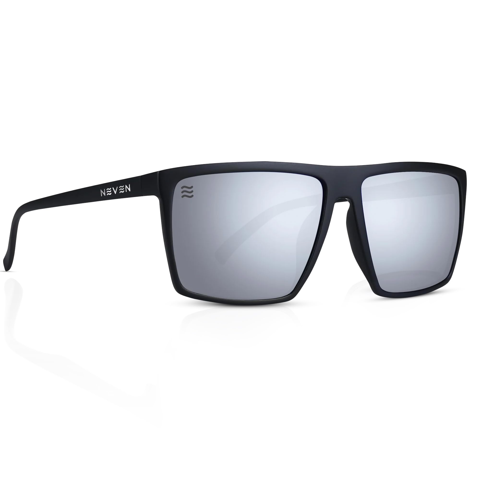 NEVEN Men's Polarized Sunglasses - Chic Rectangular Glasses - UV Protection Glasses for Coastal Activities.