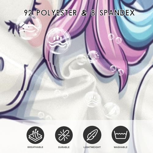 CaTaKu Girls One Piece Swimsuits Unicorn Colorful Cloud Toddler Bathing Suit for Girls Kids Swimwear 3-10Y3