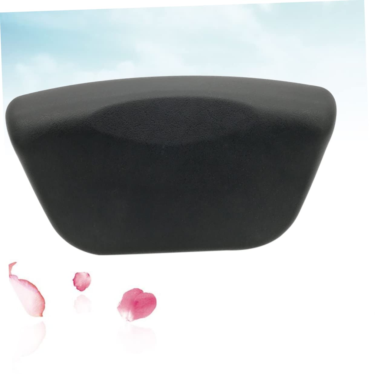 SHERCHPRY 2 Pezzi Cuscino Bagno Ergonomico PU con Ventose Antiscivolo per e Spalle per Relax Totale