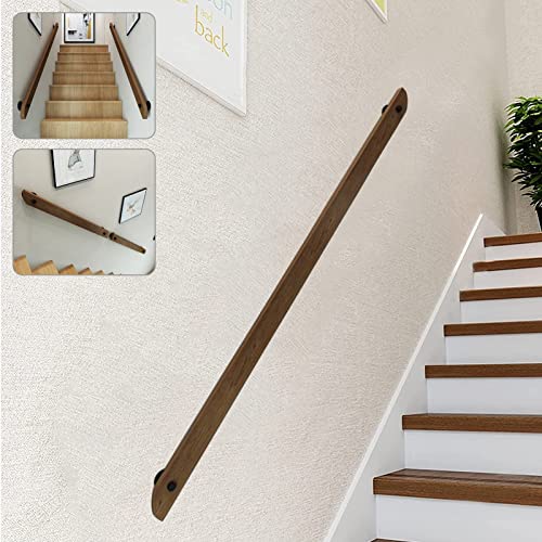 Rampe de sécurité en bois massif haute qualité pour loft intérieur