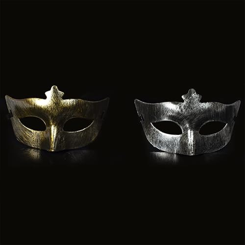 Miniatura 6 de Máscara de fiesta veneciana de aspecto antiguo vintage para adultos
