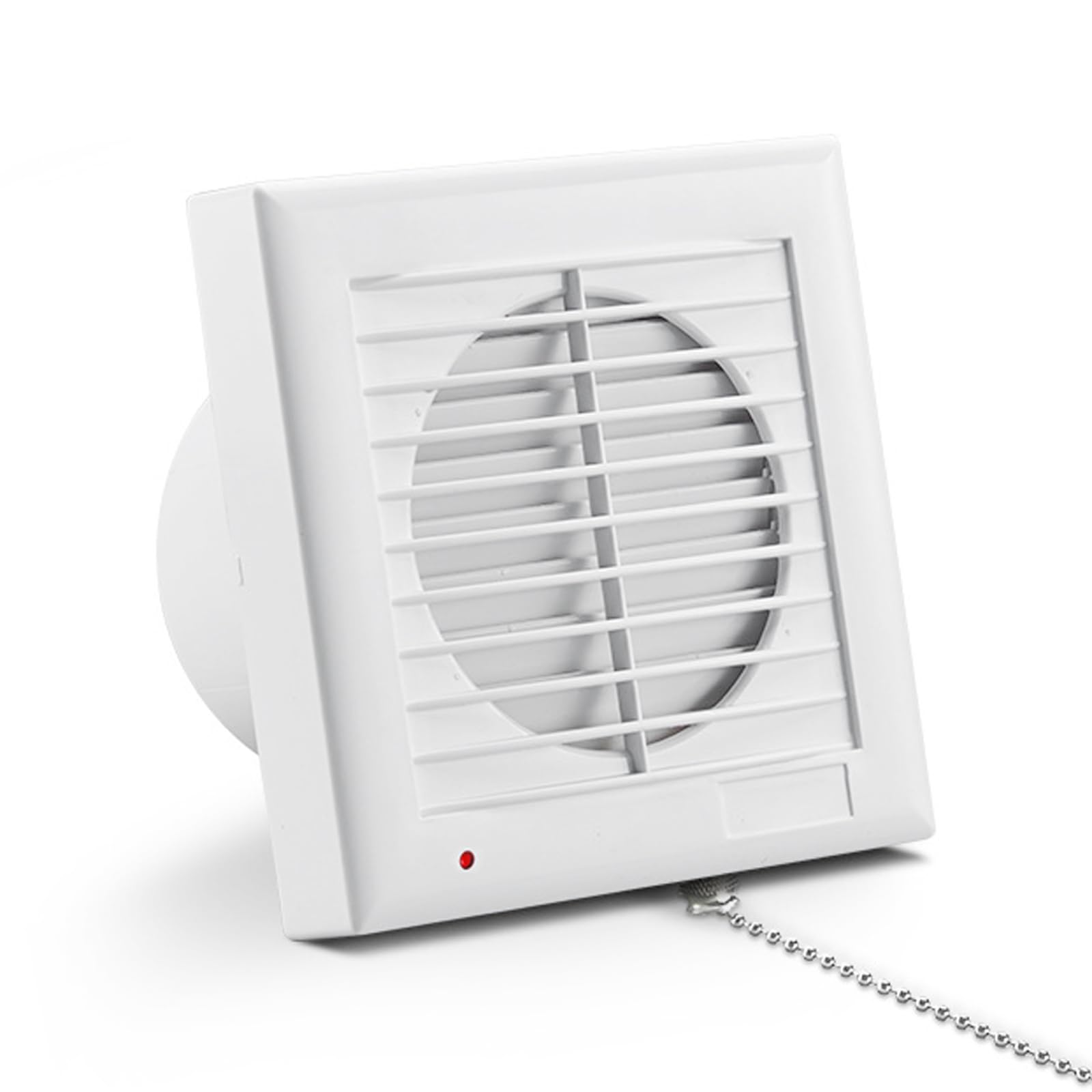 HUGOOME 150 mm 18W 320mΒ³/h Extractor Fan with Shutter and Pull Chain Switch, Window and Wall Fan for Kitchen, Bathroom, Conservatory, Garage - 6 inches