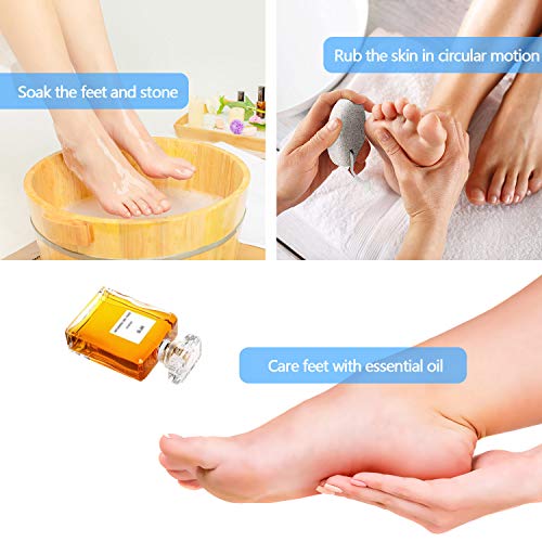 Pumice Stone for Feet Callus Remover for Feet Natural Foot File Scrubber