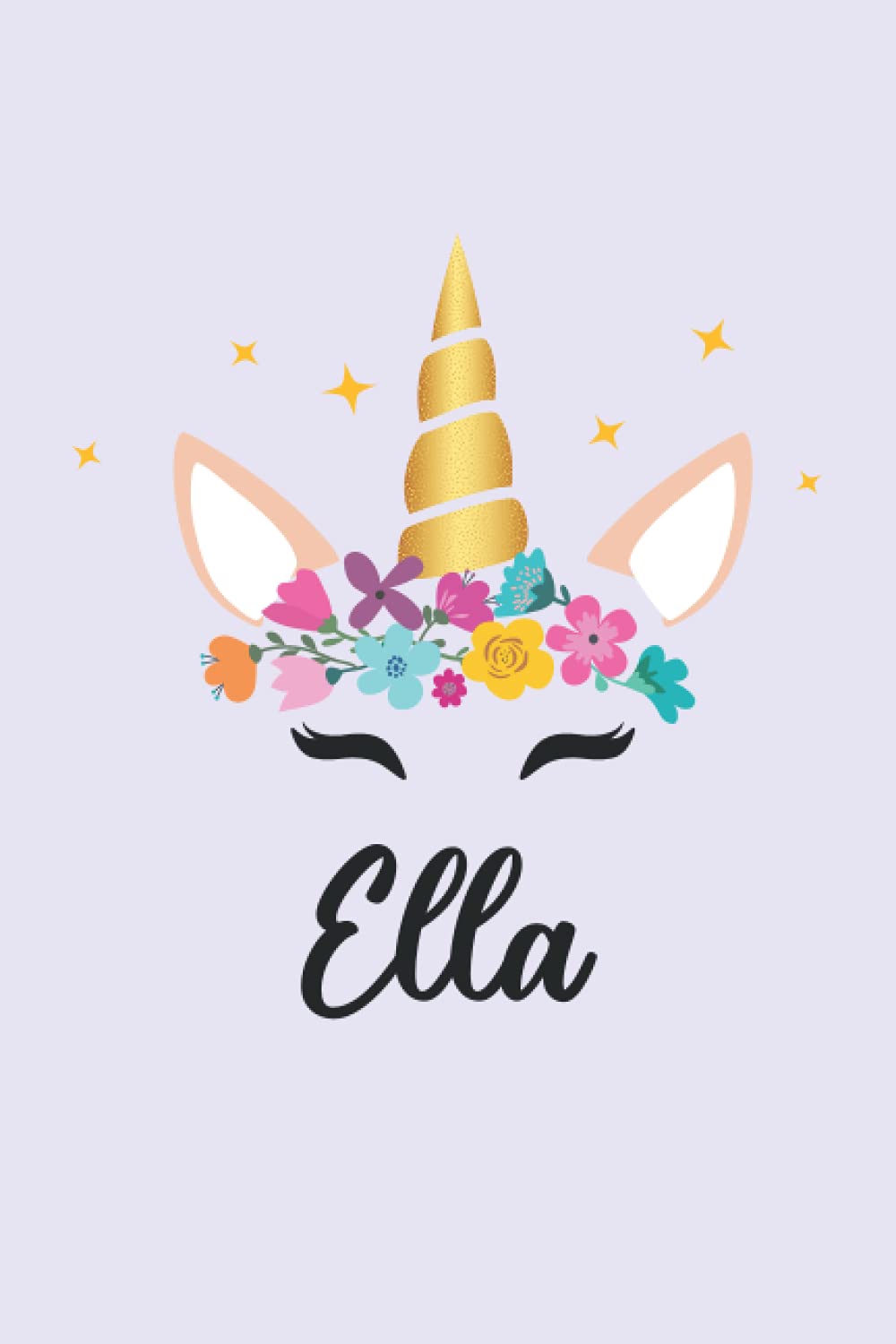 Ella: Personalized Name Notebook | Wide Ruled Paper Notebook Journal | For Teens Kids Students Girls| For Home School College | 6x9 inch 120pages