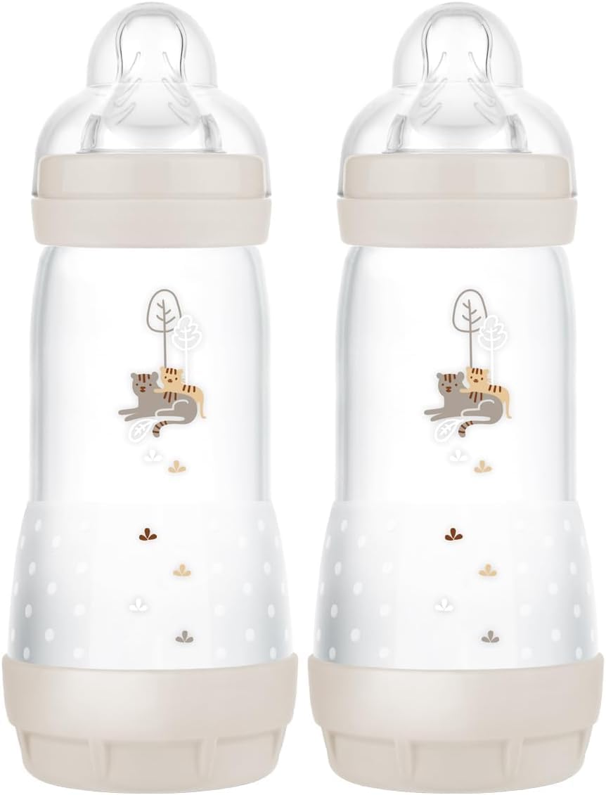 MAM Easy Start Self Sterilising AntiColic Baby Bottle Pack of 2 (2 x