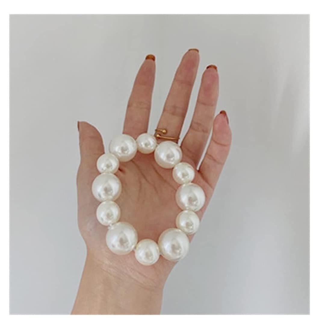 Scrunchies Per Capelli 5pcs Anello Per Capelli Perla Cavallo Cerchio Per Elastico Per Per Ragazza Accessori Per Elastici Per Coda Di Cavallo