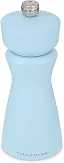 Cole & Mason Kenton - Molinillo de sal y pimienta azul, molinillo ajustable, mecanismo de cerámica duradero, incluye 1 molinillo, 15 cm