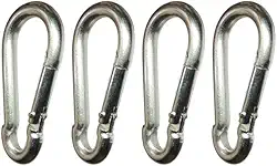 KIT MOSQUETÃO PUNCH 6x60 mm Sem Trava - Academia Profissional