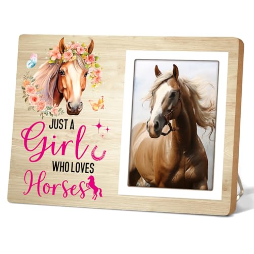 Itsoly Rustic Horse Picture Frame