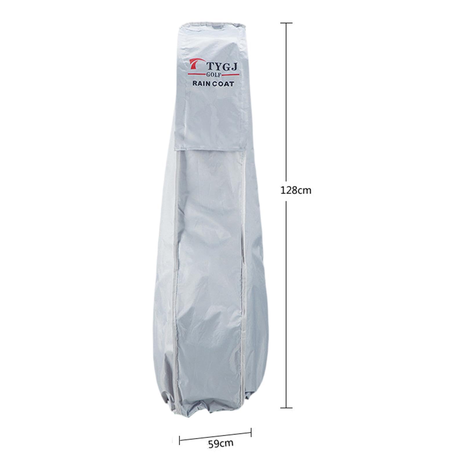 Golf Bag Cover Staubschutzbezug mit Reißverschluss Leichter Wasserdichter Nylon Überzug Elastischer Boden Schutz für für Outdoor Aufbewahrung
