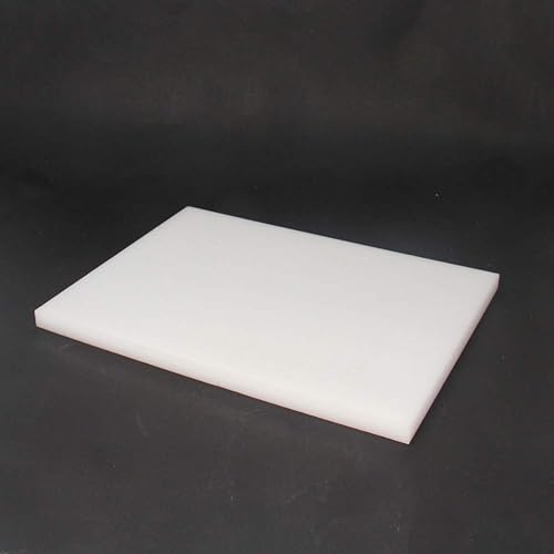 Miniatura 8 de Othmro Hoja de plástico POM blanca de 0.31 x 5.9 x 7.87 pulgadas, 1 unidad, lámina de plástico rígido imprimible y duradero, materiales de bricolaje