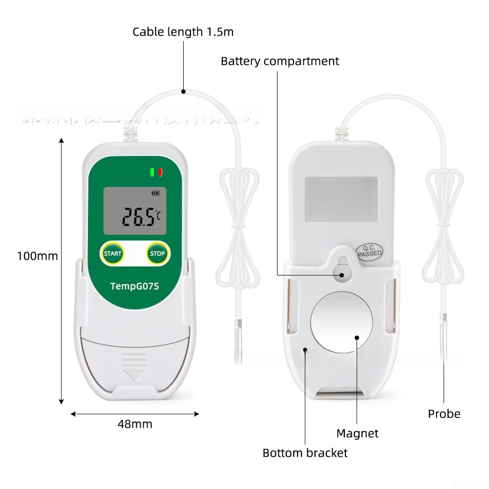 TempG07S Datenlogger Temperatur Luftfeuchtigkeit -40 bis 85°C