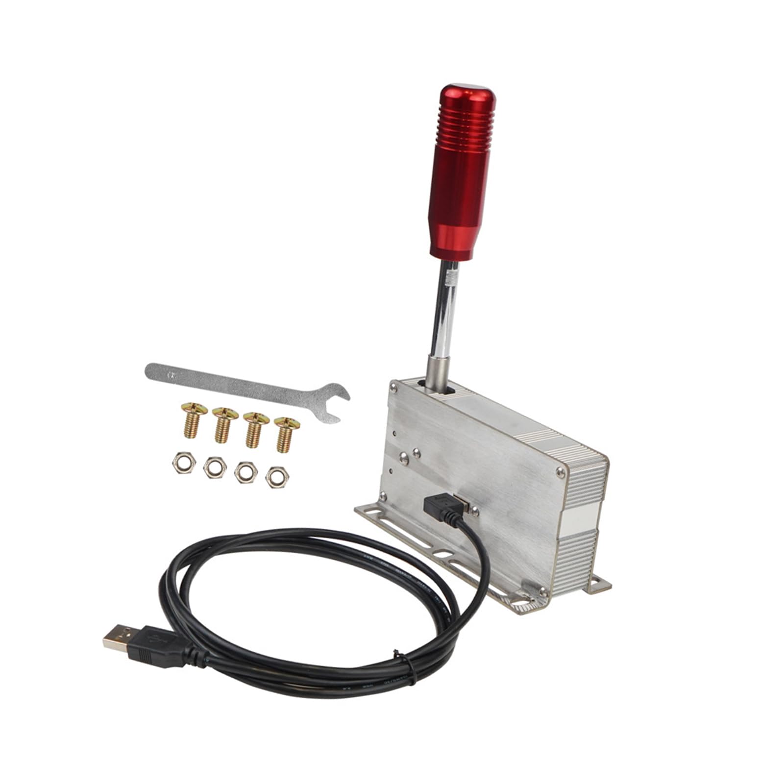 3. Palanca De Cambios Secuencial Para PC/consola Controlador Aluminio Acción Rápida Integración Perfecta Palanca Cambios Carreras Profesional