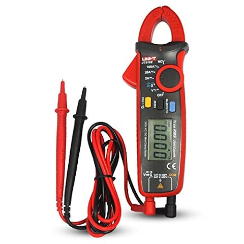 UNI-T UT210E Mini cyfrowy miernik zacisków - DC Clamp Multimetr cyfrowy z zaciskiem do woltomierza, amperomierza i omomierza z podświetleniem LCD